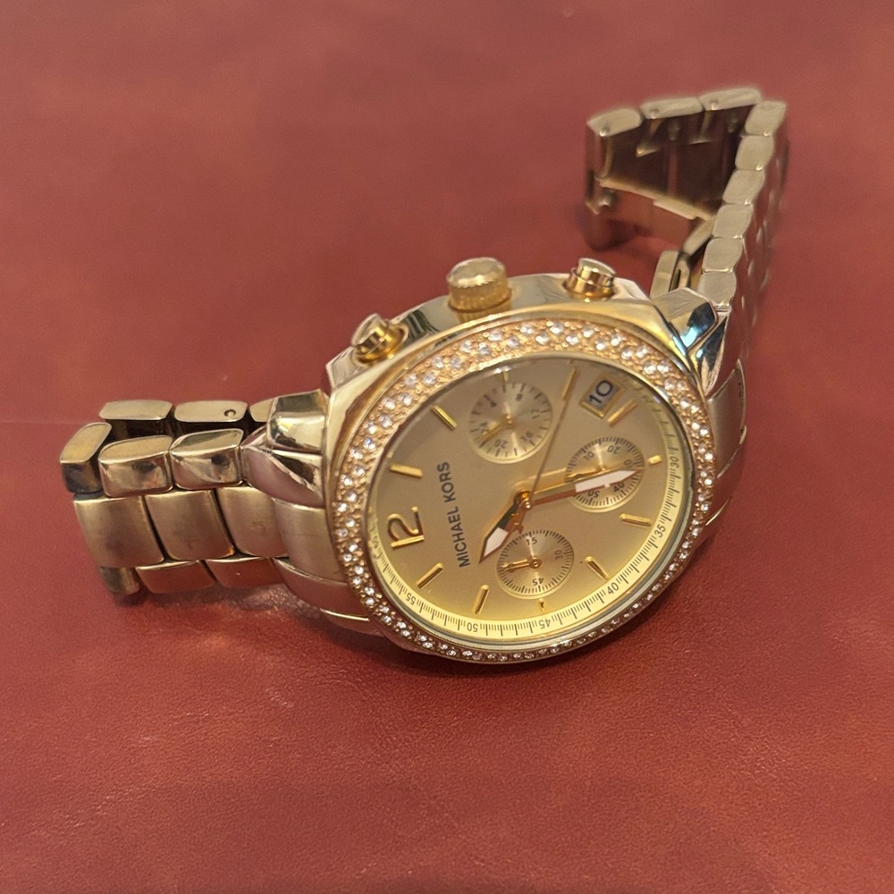 Michael Kors MK5179 Gold-Tone Women's Watch - Picture 2 of 8